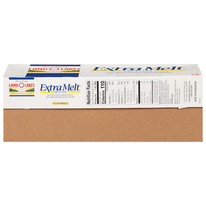 Land O Lakes Extra Melt Yellow Processed American Cheese, 6 x 5 lb Case - Cheese & Dairy