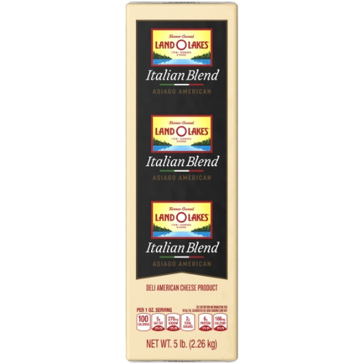 Land O Lakes Italian Blend Cheese, 2 x 5 lb Case - Cheese & Dairy