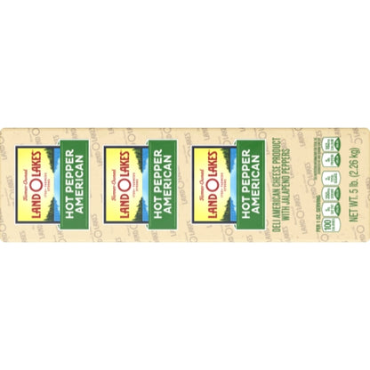 Land O Lakes Pasteurized Hot Pepper American Cheese, 2 x 5 lb Case - DOT product image 5