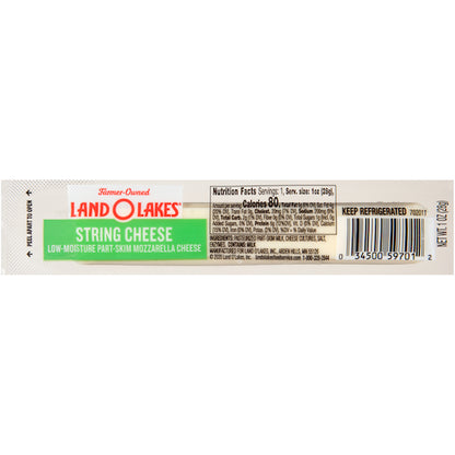 Land O Lakes Mozzarella String Cheese, 168 x 0.063 lb Case - Cheese & Dairy