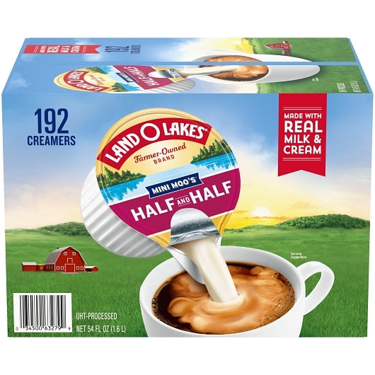 Land O Lakes Mimi Moo's Aseptic Portion Control Half and Half, 1 x 9 ML Case - Frozen & Refrigerated