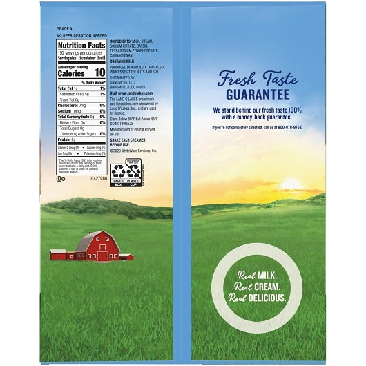 Land O Lakes Mimi Moo's Aseptic Portion Control Half and Half, 1 x 9 ML Case - DOT product image 6