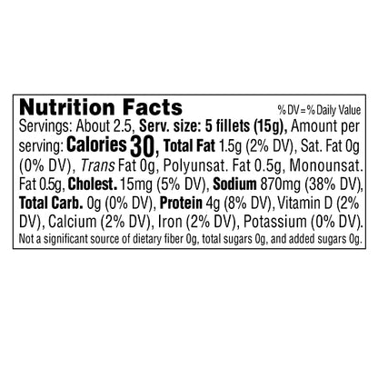 King Oscar Flat Anchovies, 18 x 2 oz Case - DOT product image 7