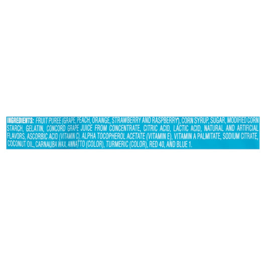 Welch‚Ä∞√õ_√å√£√å_S Fruit Snacks Mixed Fruit Snack, 250 x 0.5 oz Case - Ingredients label