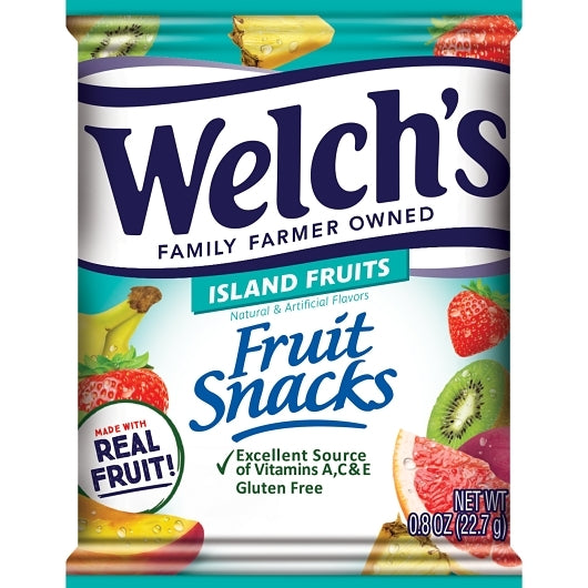 Welch's Fruit Snacks Island Fruits, 8 x 10 x 0.8 oz Case - Snacks - image 2