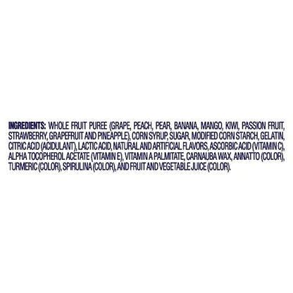 Welch's Island Fruit Mix Fruit Snack, 48 x 2.25 oz Case - Ingredients label