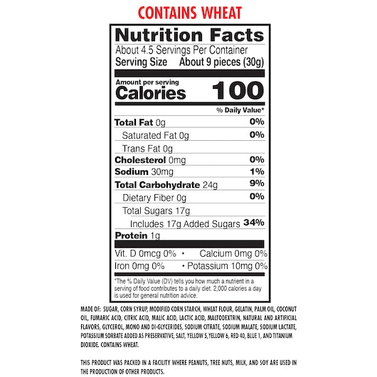 Promotion In Motion Fun Mix Sour Party Gummy Candy, 12 x 5 oz Case - DOT product image 3
