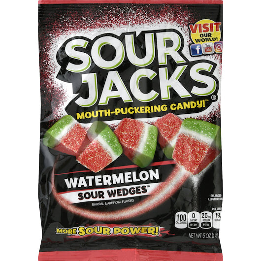 Sour Jacks Candy Watermelon Sour, 12 x 5 oz Case - DOT product image 4