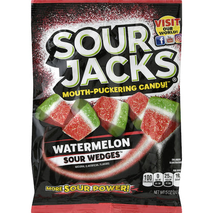 Sour Jacks Candy Watermelon Sour, 12 x 5 oz Case - DOT product image 4