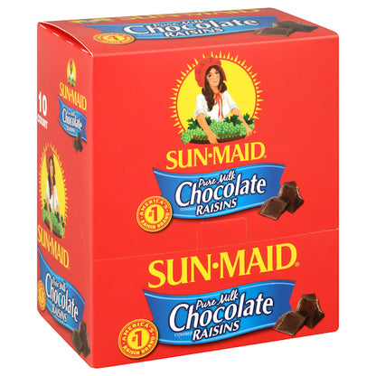 Sun Maid Milk Chocolate Raisins, 4 x 10 x 2 oz Case - DOT product image 7