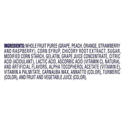 Welch's Mixed Fruit Reduced Sugar Fruit Snack, 8 x 8 x 0.8 oz Case - DOT product image 2