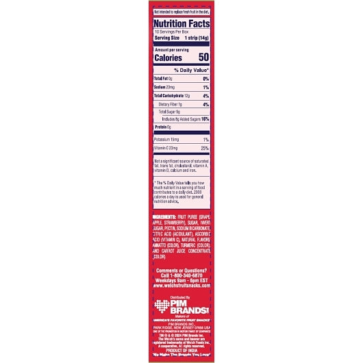 Fruitfuls Strawberry, 12 x 10 x 0.5 oz Case - Snacks - image 2