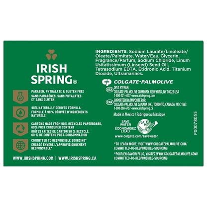 Irish Spring Bar Soap Icy Blast 3 Bar, 18 x 3.7 oz Case - DOT product image 3