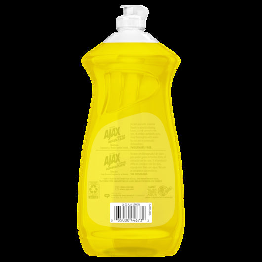 Ajax Original Dishwashing Liquid Lemon, 9 x 28 fl oz Case - DOT product image 3