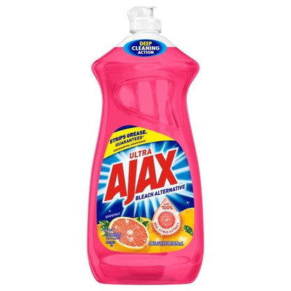 Ajax DISHWASHING LIQUID GRAPEFRUIT WITH BLEACH, 9 x 28 fl oz Case - DOT product image 3
