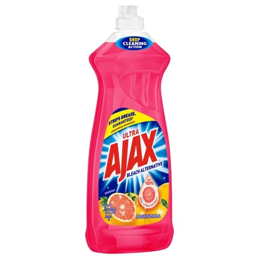 Ajax DISHWASHING LIQUID GRAPEFRUIT WITH BLEACH, 9 x 28 fl oz Case - DOT product image 4