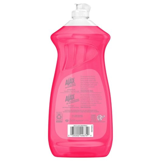 Ajax DISHWASHING LIQUID GRAPEFRUIT WITH BLEACH, 9 x 28 fl oz Case - DOT product image 5