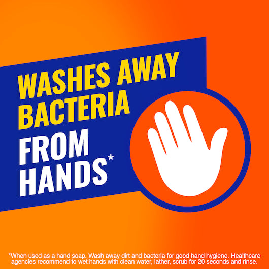 Ajax Dishwashing Liquid Anti-bacterial Orange, 9 x 28 fl oz Case - Cleaners & Sanitizers