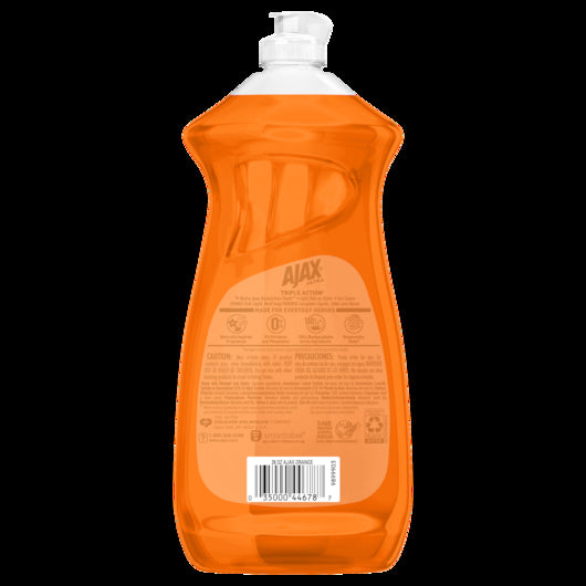 Ajax Dishwashing Liquid Anti-bacterial Orange, 9 x 28 fl oz Case - DOT product image 5