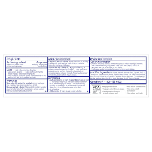 Colgate TOTAL WHITENING TOOTHPASTE, 4 x 6 x 3.3 oz Case - DOT product image 4