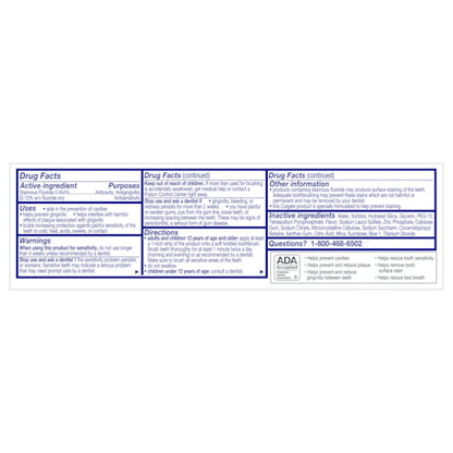 Colgate TOTAL WHITENING TOOTHPASTE, 4 x 6 x 3.3 oz Case - DOT product image 4