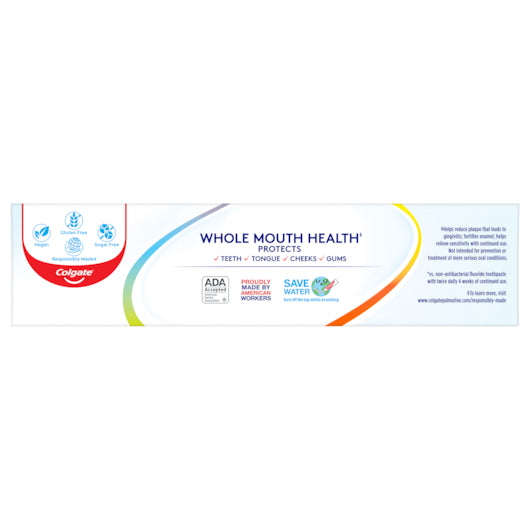 Colgate TOTAL WHITENING TOOTHPASTE, 4 x 6 x 3.3 oz Case - DOT product image 5