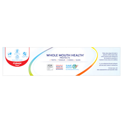 Colgate TOTAL WHITENING TOOTHPASTE, 4 x 6 x 3.3 oz Case - DOT product image 5