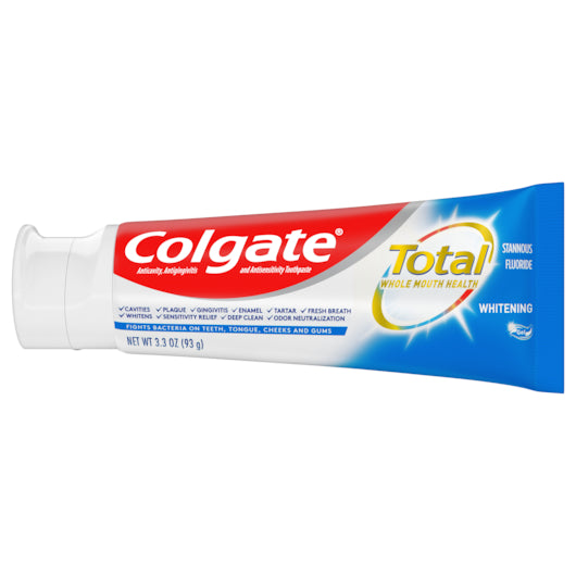 Colgate TOTAL WHITENING TOOTHPASTE, 4 x 6 x 3.3 oz Case - DOT product image 6