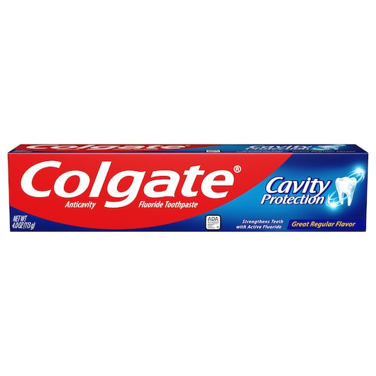 Colgate Cavity Protection Great Regular Flavor Toothpaste, 4 x 6 x 4 oz Case - Health & Personal Care