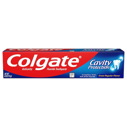 Colgate Cavity Protection Great Regular Flavor Toothpaste, 4 x 6 x 4 oz Case - Health & Personal Care