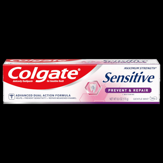 Colgate TOOTHPASTE SENSITIVE PREVENT & REPAIR, 4 x 6 x 6 oz Case - DOT product image 2