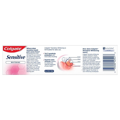 Colgate Maximum Strength Sensitive Whitening Fresh Mint Toothpaste, 4 x 6 x 6 oz Case - DOT product image 4