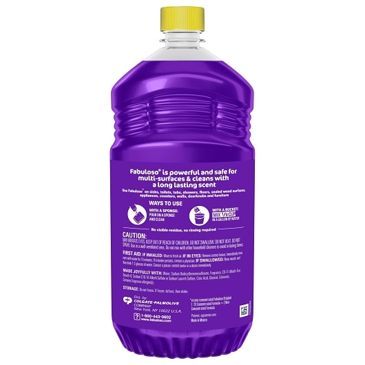 Fabuloso CLEANER LAVENDER, 6 x 56 fl oz Case - DOT product image 7