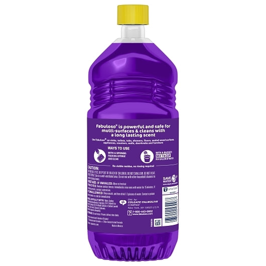 Fabuloso MULTI PURPOSE CLEANER LAVENDER, 12 x 33.8 fl oz Case - DOT product image 4