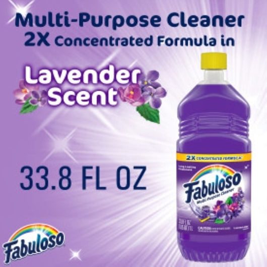Fabuloso MULTI PURPOSE CLEANER LAVENDER, 12 x 33.8 fl oz Case - DOT product image 7