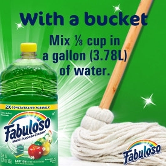 Fabuloso MULTI PURPOSE CLEANER PASSION FRUIT, 12 x 33.8 fl oz Case - DOT product image 4