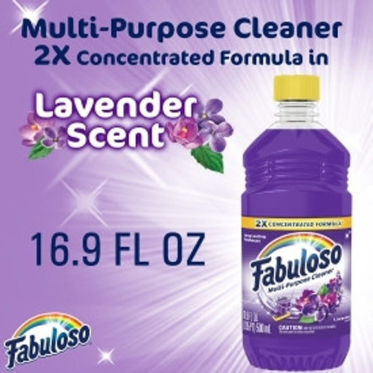 Fabuloso MULTI PURPOSE CLEANER LAVENDER, 24 x 16.9 fl oz Case - DOT product image 3