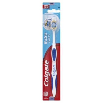 Colgate Adult Extra Clean Flex-Tip Firm Manual Toothbrush, 12 x 6 x 1 each Case - Health & Personal Care