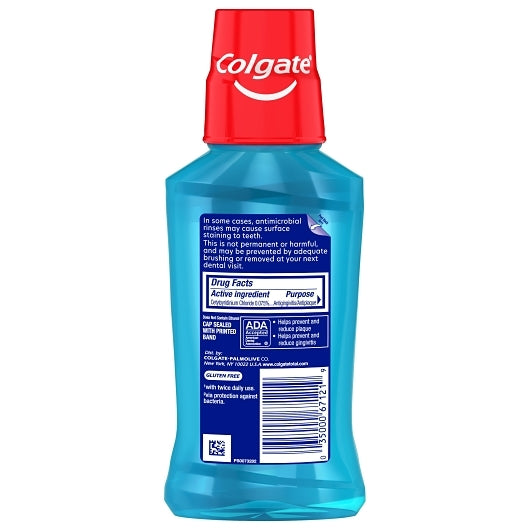 Colgate TOTAL MOUTHWASH PEPPERMINT, 6 x 250 ML Case - DOT product image 4