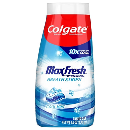 Colgate Max Fresh With Whitening Cool Mint Liquid Toothpaste, 12 x 4.6 oz Case - DOT product image 2