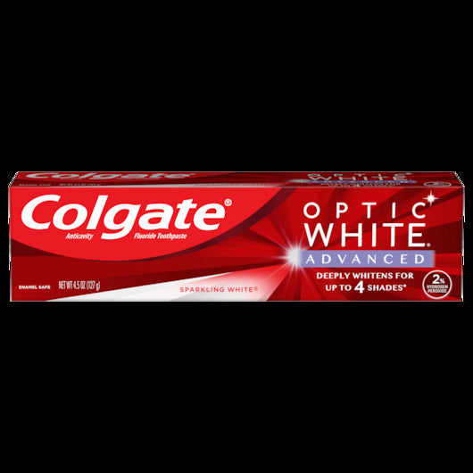 Colgate ADVANCED TOOTHPASTE SPARKLING WHITE, 4 x 6 x 4.5 oz Case - DOT product image 6