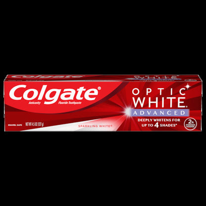 Colgate ADVANCED TOOTHPASTE SPARKLING WHITE, 4 x 6 x 4.5 oz Case - DOT product image 6
