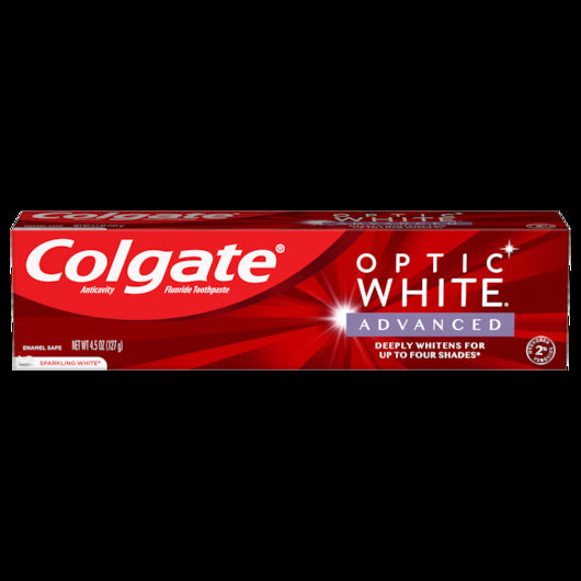 Colgate ADVANCED TOOTHPASTE SPARKLING WHITE, 4 x 6 x 4.5 oz Case - DOT product image 7