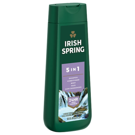 Irish Spring 5-In-1 Sulfate Free Body Wash, 4 x 20 fl oz Case - Health & Personal Care