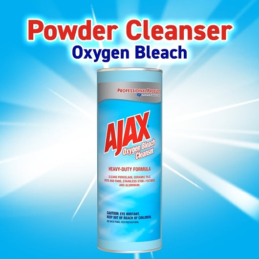 Ajax BLEACH SCOURING CLEAN, 24 x 21 oz Case - Alternate product angle or state