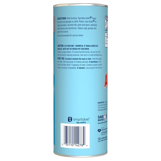 Ajax BLEACH SCOURING CLEAN, 24 x 21 oz Case - Alternate product angle or state
