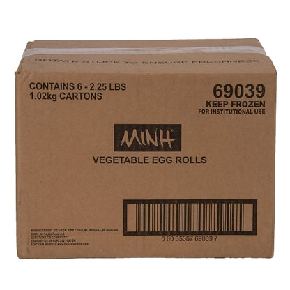 Minh Vegetable Egg Rolls, 72 x 3 oz Case - DOT product image 4