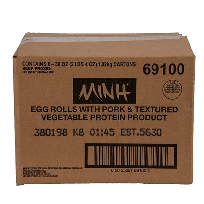 Minh Pork & Vegetable Egg Roll, 1 x 72 x 3 oz Case - DOT product image 4