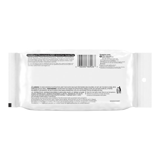 Huggies Natural Care Fragrance Free Travel Pack, 16 x 16 ct Case - Cleaners & Sanitizers