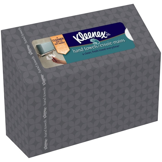 Kleenex White Hand Towel, 6 x 60 ct Case - Disposables